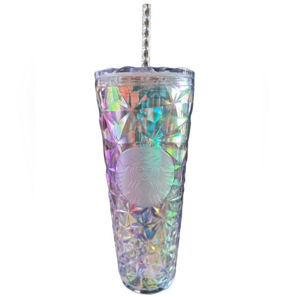 Starbucks | Dining | Nwt Starbucks Iridescent Prism Venti Cold Cup ...